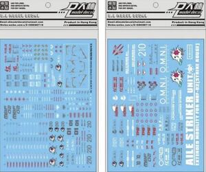 PG 1/60 ストライクルージュ＋スカイグラスパー用水転写式デカール　並行輸入品