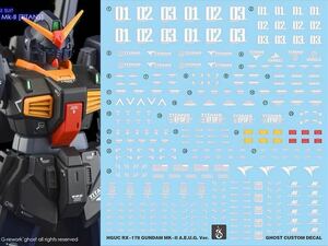 HG 1/144 RX-178 ガンダムMk-IIティターンズ仕様用水転写式デカール　並行輸入品