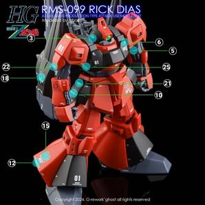 HG 1/144 リックディアス用水転写式デカール 並行輸入品 HGUCの画像4