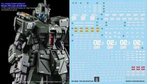 HG 1/144 ジム・スパルタン用水転写式デカール　並行輸入品