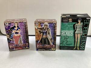 （4-174）ONE PIECE ワンピース　ニコ・ロビン　ニコ・オルビアフィギュア　3点　まとめ売り　バンプレスト