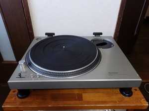 Technics SL-120 アームレスターンテーブル 【動作・現状品 ダストカバー無】