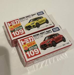 送料込み　即決　トミカ　109　スズキ　スイフトスポーツ　２台セット（初回特別仕様）