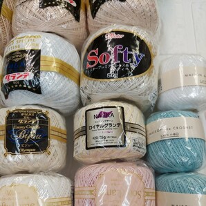 100円〜 オリムパス・他 レース糸 手芸材料 編み物◆グランデ 他・33玉の画像5