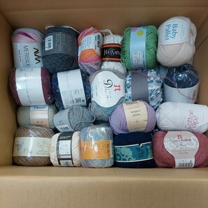 100円〜 B1 毛糸 手芸材料 編み物◆ハマナカ ごしょう産業・他 種類色々まとめてセットの画像2