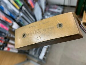 ＜中古 送料無料 ビンテージ MADE IN ENGLAND パター GREEN M PUTTERS 木製＞