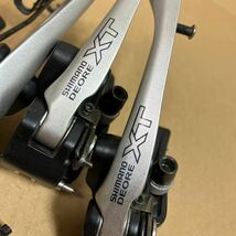 美中古 Shimano Deore XT BR-M750 パラレルリンク Vブレーキ ワッシャー1点欠品 シマノ 検 OLD MTB クロスバイク Mash Surly _画像3