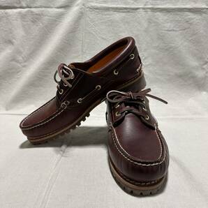 24SS 新品 Timberland ティンバーランド 3eyelet classic rug BURGUNDYデッキシューズ モカシンブーツの画像6