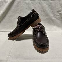 24SS 新品 Timberland ティンバーランド 3eyelet classic rug BROWN デッキシューズ モカシンブーツ 26_画像6