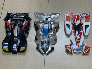  Mini 4WD Shadow Bray car silver plating black Saber Hurricane Sonic body set at that time goods part removing records out of production Tamiya 