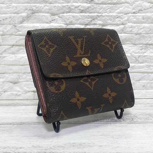 【美品】LOUIS VUITTON ルイヴィトン モノグラム ポルトモネ カルトクレディ 折り財布 コンパクト