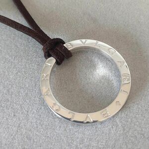 [ beautiful goods ]BVLGARI BVLGARY key ring Zero One silver pendant 