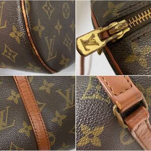 LOUIS VUITTON ルイヴィトン モノグラムパピヨン30 旧型 ポーチ付き ハンドバッグ 旧パピヨン M51385 ヴィンテージ の画像7