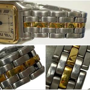 Cartier カルティエ パンテールMMウォッチ 110000R YG×SSコンビ ボーイズ デイト 1ロウ 腕時計 クォーツ コンビウォッチ 稼働品の画像8