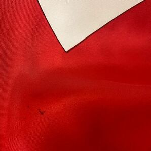 【1000円～！！】HERMES エルメス スカーフ カレ90 シルクスカーフ BRIDES DE GALA 式典用馬勒 馬具 ベルト柄 レッド系 SILKの画像9