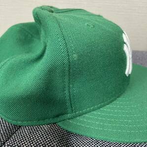 NEWERA 59FIFTY ニューエラ キャップ 帽子 ヤンキース 緑60.6cmの画像5