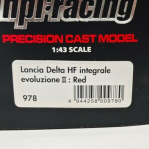 hpi racing 1/43 #978 Lancia Delta HF integrale evoluzione Red ランチア デルタの画像3