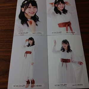 即決 HKT48 2019年 福袋当選品 HKT48 復刻 2018年 6月 月別 4枚コンプ 小田彩加