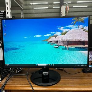 junk-1 HP N246v 24インチ液晶モニター　フルHD HDMIで検品 画面キズ小 電源ケーブル付き