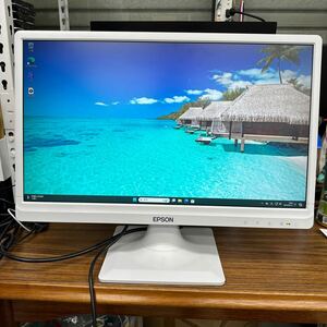 junk-19 EPSON LD22W83L 22インチ液晶モニター　フルHD HDMIで検品 画面黒い点　電源ケーブル付き