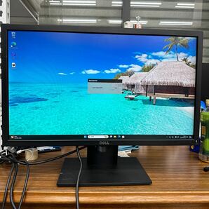 junk-41 DELL E2417H 24インチ液晶モニター フルHD DPで検品 画面キズ小 電源ケーブル付きの画像1