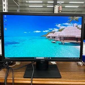 junk-44 DELL E2417H 24インチ液晶モニター　フルHD DPで検品 画面キズ小 電源ケーブル付き