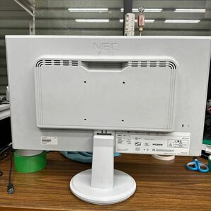 junk-53 NEC AS241F 24インチ液晶モニター フルHD HDMIで検品 フレームレス 画面キズ小 電源ケーブル付きの画像4