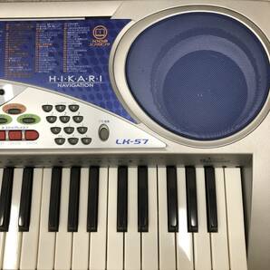 ●【CASIO/カシオ】HIKARI LK-57 光ナビゲーションキーボード 電子キーボード/電子ピアノ★22556の画像4