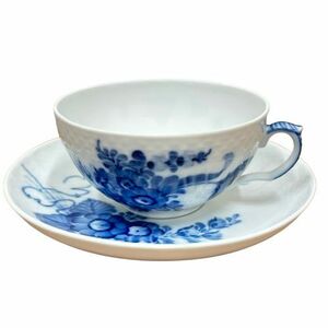 ●【ROYAL COPENHAGEN/ロイヤルコペンハーゲン】ブルーフルーテッド カップ＆ソーサー 081 082 セット★22699