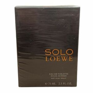 ★【LOEWE/ロエベ】SOLO EAU DE TOILETTE POUR HOMME NATURAL SPRAY 75ml 未開封 フレグランス 香水 コレクション★15269