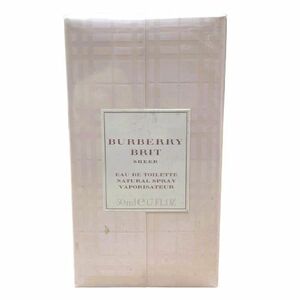 ★【BURBERRY/バーバリー】BRIT SHEER EDT 50ml 元箱付き 未開封 香水 フレグランス レディース コレクション★15298