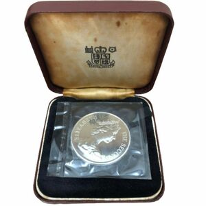 ●【外国銭/外国銀貨】1973年 英国領セントヘレナ島 25ペンス貨幣 記念硬貨★22588
