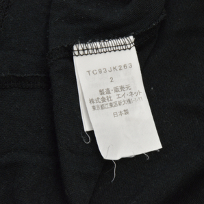 ツモリチサト TSUMORI CHISATO Tシャツ/カットソー 半袖 チアガール 2サイズ ブラック レディース j_p F-S2299の画像7