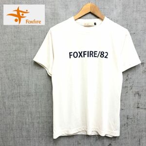 M2413-J◆日本製 Foxfire フォックスファイアー プリント半袖Tシャツ◆MEDIUM メンズ レディース カジュアル アウトドア 半袖カットソー