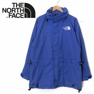 M2304-F◆ THE NORTH FACE ザノースフェイス マウンテンパーカ フーディ ジャケット ◆ sizeM ナイロン100 パープル 古着 メンズ