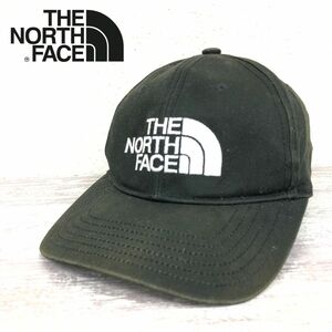 M2156-F-N◆ THE NORTH FACE ザノースフェイス キャップ 帽子 ロゴ刺繍 ◆ size FREE コットン ブラック メンズ ユニセックス アウトドア