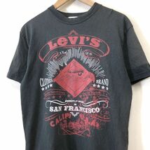 A591-F-N◆ Levis red リーバイスレッド 半袖Tシャツ カットソー ロゴ トップス ◆ sizeL コットン100 ブラック 古着 メンズ 春夏_画像3