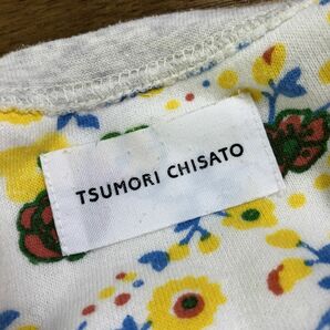 A358-J◆日本製 tsumori chisato ツモリチサト デザインプルオーバー◆サイズ2 綿100% コットン トップス トレーナー 蝶々 花 フラワーの画像5