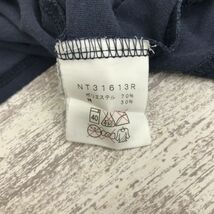 A243-G-N◆良品◆the north face ザノースフェイス Tシャツ◆sizeM 綿 ネイビー 無地 メンズ トップス 半袖 シンプル アウトドア プリント_画像7