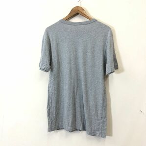 A204-F-N◆ Champion チャンピオン 半袖Tシャツ カットソー ロゴプリント ◆ sizeM コットン100 グレー 古着 メンズ 春夏の画像6