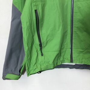 A265-N◆ patagonia パタゴニア トレントシェルジャケット 防水 レインウェア 脇ベンチレーション ◆ sizeM グリーン系 ナイロンの画像4