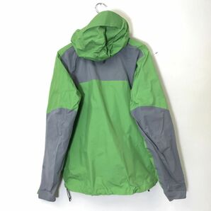 A265-N◆ patagonia パタゴニア トレントシェルジャケット 防水 レインウェア 脇ベンチレーション ◆ sizeM グリーン系 ナイロンの画像6