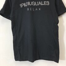 A47-F-N◆ 1PIU1UGUALE3 ウノピゥウノウグァーレトレ 半袖Tシャツ カットソー ロゴビーズ ◆ sizeM コットン 古着 レディース 春夏_画像3