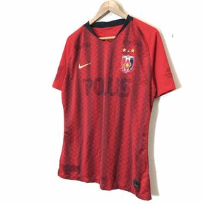 A1140-F◆ 浦和レッズ NIKE ナイキ ゲームシャツ 半袖Tシャツ カットソー ◆ ポリエステル100 レッド 古着 メンズ 春夏の画像5