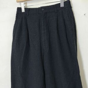 A1185-N◆old◆90s COMME des GARCONS HOMME コムデギャルソン オム スラックス 2タック ワイド ◆sizeS グレー系 ウールの画像3
