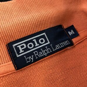 A950-F◆ POLO RALPH LAUREN ポロラルフローレン 半袖ポロシャツ トップス ◆ sizeM コットン100 オレンジ 古着 メンズ 春夏の画像7