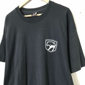 A1589-N◆old◆USA製◆ CHRYSLER MILITARY SALES クライスラー 半袖Tシャツ カットソー プリント ◆sizeXL ブラック 黒 コットンの画像5