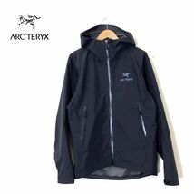 A1803-D◆美品◆ ARC'TERYX アークテリクス Zeta SL Jacket ゼータ SL ジャケット gore-tex パックライト+ 防水◆sizeS ブラック ナイロン_画像1