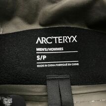 A1803-D◆美品◆ ARC'TERYX アークテリクス Zeta SL Jacket ゼータ SL ジャケット gore-tex パックライト+ 防水◆sizeS ブラック ナイロン_画像8