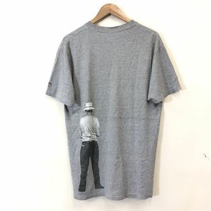 A1462-F◆ STUSSY ステューシー 半袖Tシャツ カットソー ロゴプリント ◆ sizeM コットン ポリエステル グレー 古着 メンズ 春夏の画像6